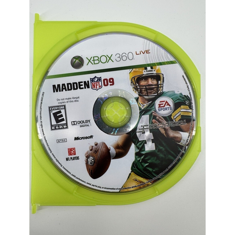 Madden NFL‎ 09 Microsoft Xbox 360 EA Sports CIB